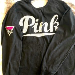 Pink Victoria Secret long sleeve blouse